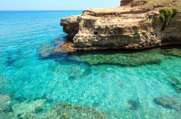 istock Grotta dello Mbruficu, Salento sea coast, Italy 894623924