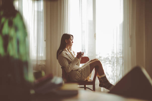 istock Young woman at home 894626954