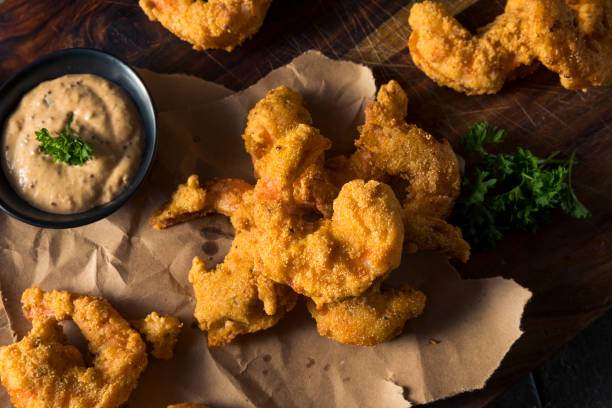 istock Homemade Southern Fried Cajun Shrimp 894635338