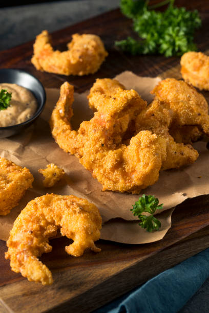 istock Homemade Southern Fried Cajun Shrimp 894635592