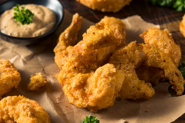 istock Homemade Southern Fried Cajun Shrimp 894638418