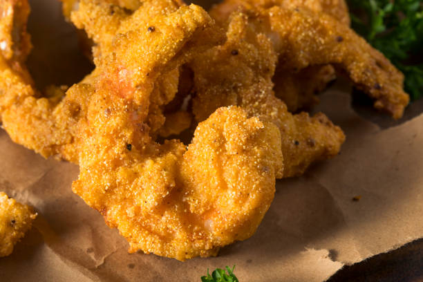 istock Homemade Southern Fried Cajun Shrimp 894638454