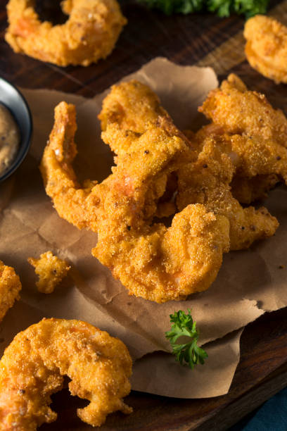 istock Homemade Southern Fried Cajun Shrimp 894638556