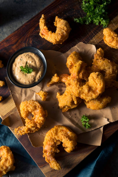 istock Homemade Southern Fried Cajun Shrimp 894641610