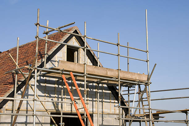 istock A house being built with scaffolding 89464705