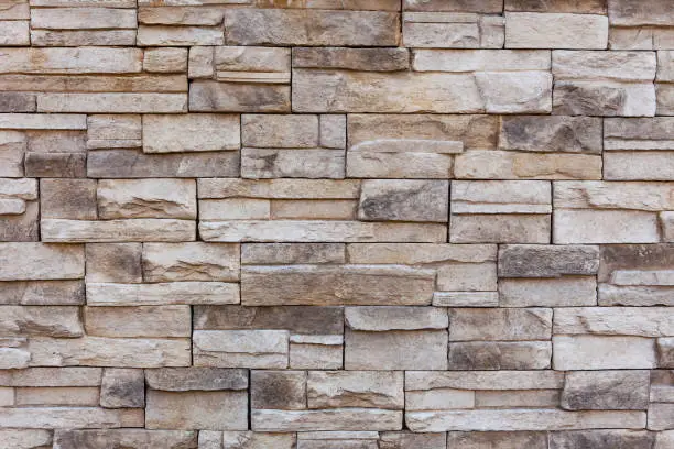 Limestone wall texture, built structure, building exterior, construction industry