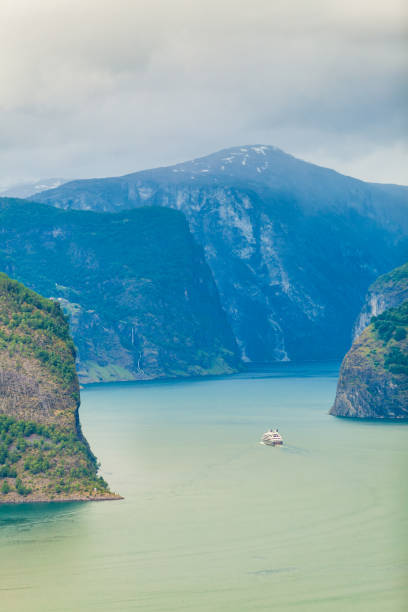 istock Aurland fjord from Stegastein view point, Norway 894656352