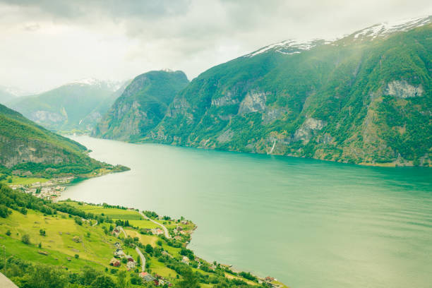 istock Aurland fjord from Stegastein view point, Norway 894659724