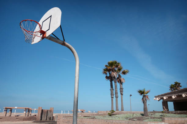 istock outdoor basketball hoop 894662340