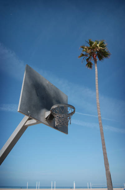 istock outdoor basketball hoop 894662454