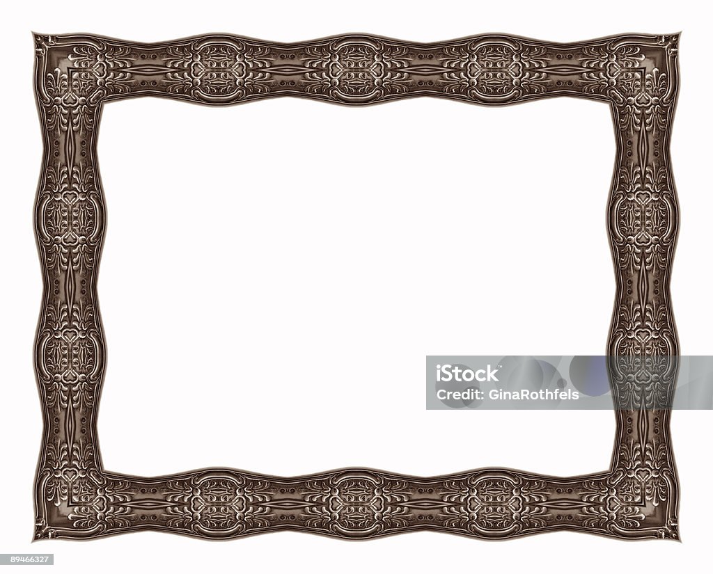 Antique border 6 - plain  Antique Stock Photo