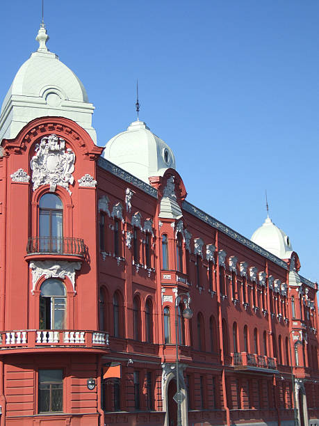 istock Decorated red historic landmark in Russia 89466335