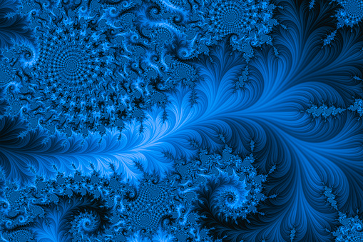 Background created by fractal geometry.