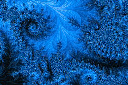 Background created by fractal geometry.