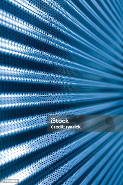 Metal Fondo Azul Ondulado Foto de stock y más banco de imágenes de Abstracto - Abstracto, Acero, Acero inoxidable