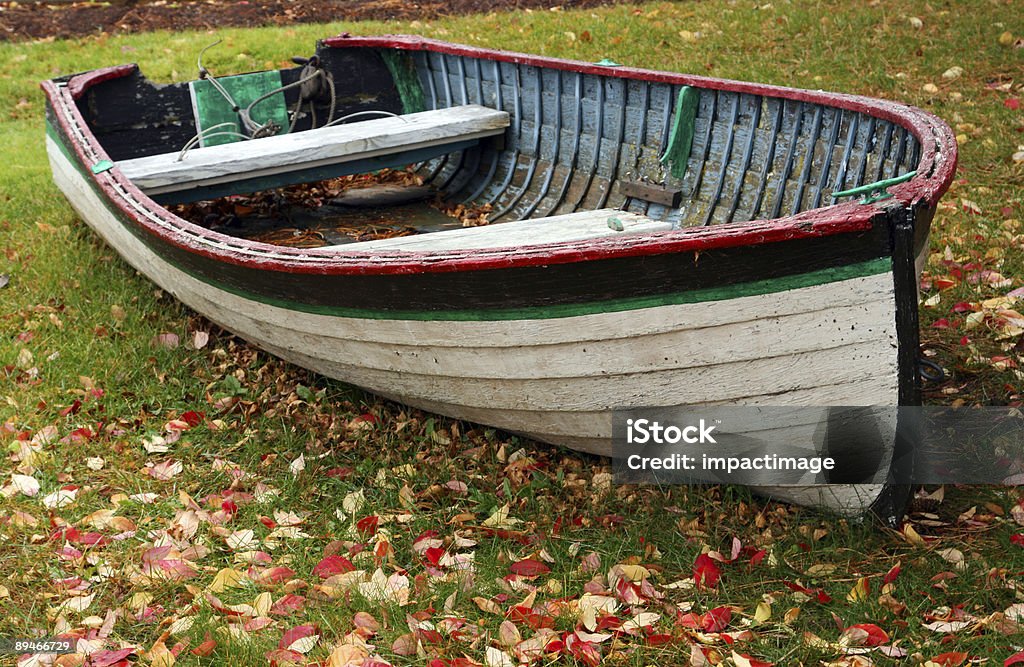 Barco abandonado - Royalty-free Barco Salva-vidas Foto de stock