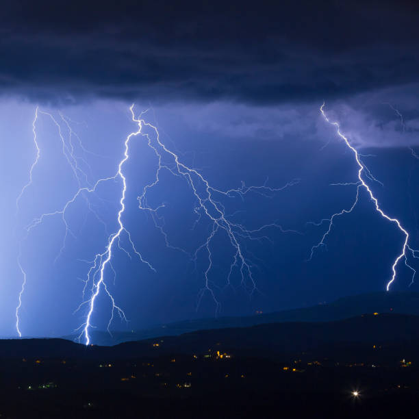 istock Angry summer storm over Italy 894668174