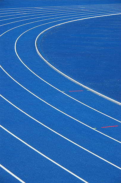 Athletics track  rubberized stock pictures, royalty-free photos & images