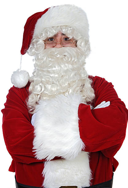 istock Santa Claus with arms crossed 89467517