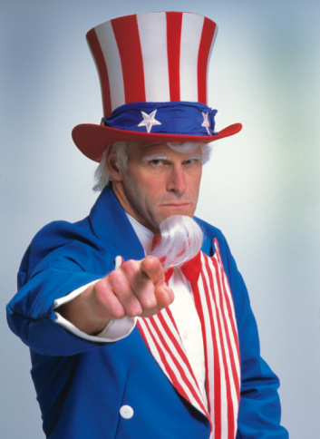 Uncle Sam in the classic \