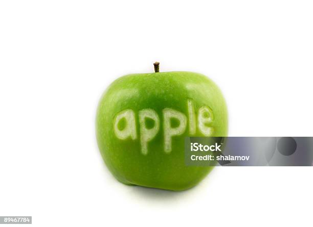 Denominata Apple - Fotografie stock e altre immagini di Aiuola - Aiuola, Alimentazione sana, Bianco