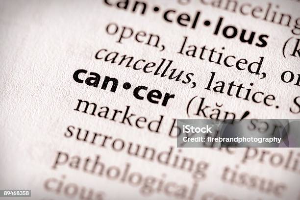 Dictionary Series Health Cancer Stock Photo - Download Image Now - Merkel Cell Carcinoma, Mesothelioma, Prostate Cancer