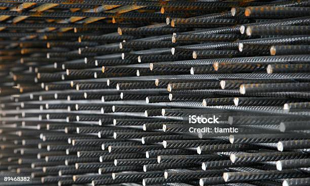 Steel On The Construction Site Stock Photo - Download Image Now - Construction Site, Origins, Animal Den