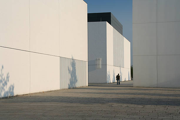 cubos em branco - bauhaus architecture - fotografias e filmes do acervo