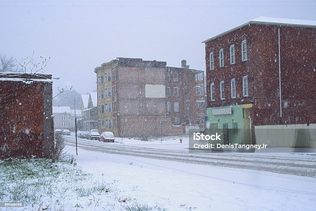 Neve molto forte - Foto stock royalty-free di Ambientazione esterna