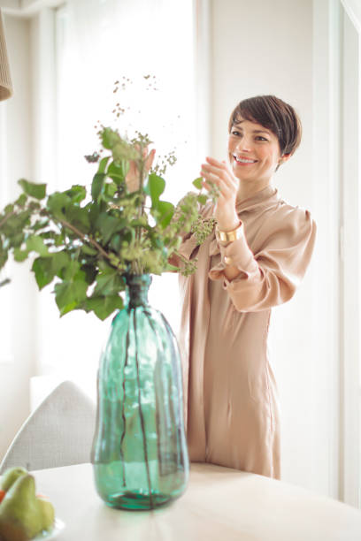 istock Beautiful woman at home 894685666