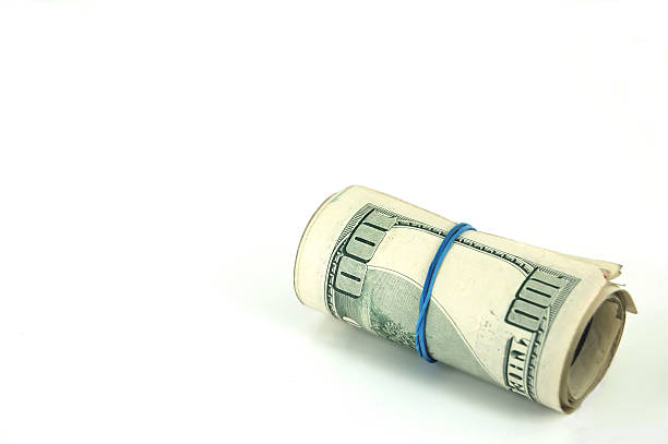 istock Roll of $100 Dollar bills 89468993