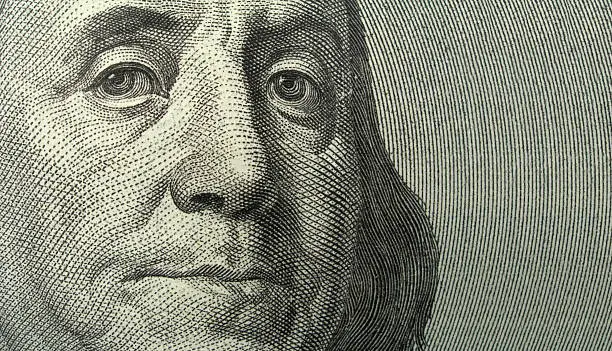 Photo of Portrait of Benjamin Franklin with copyspase