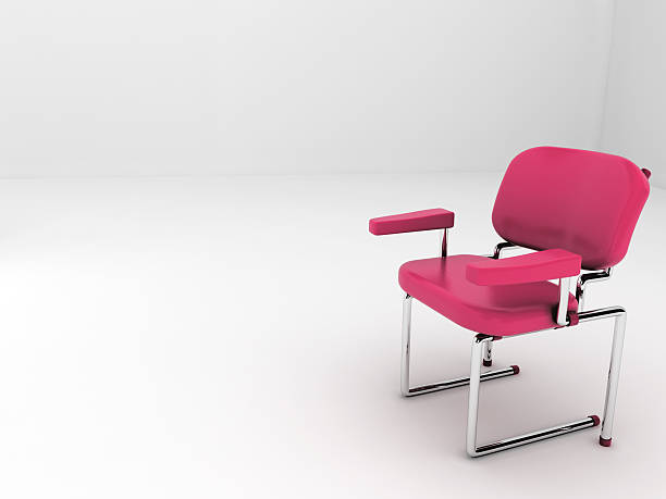 istock (3d) Red chair in white room 89469879