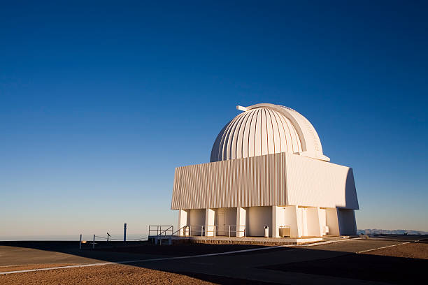 Astronomical equipment at the McDonald observatory, in the Davis mountains of west Texas.