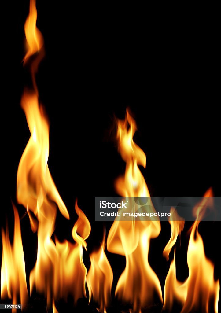 Горящий огонь мощности - Стоковые фото Абстрактный роялти-фри