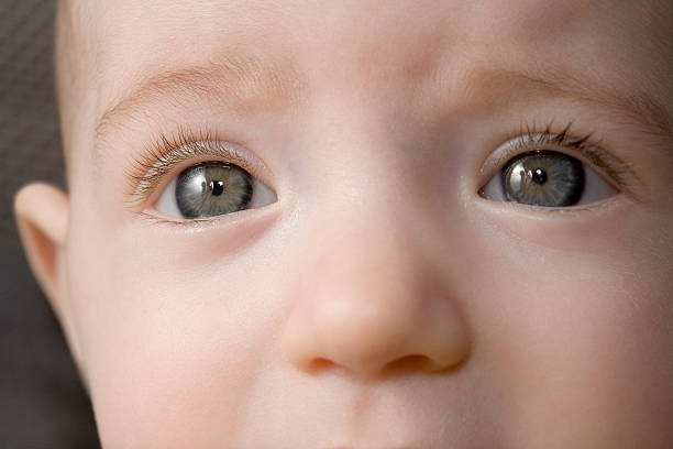istock Close up of baby face 89471138