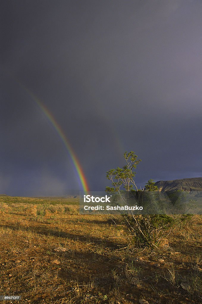 Arco-íris duplo em um deserto do Sul de Utah - Royalty-free Arco-íris duplo Foto de stock