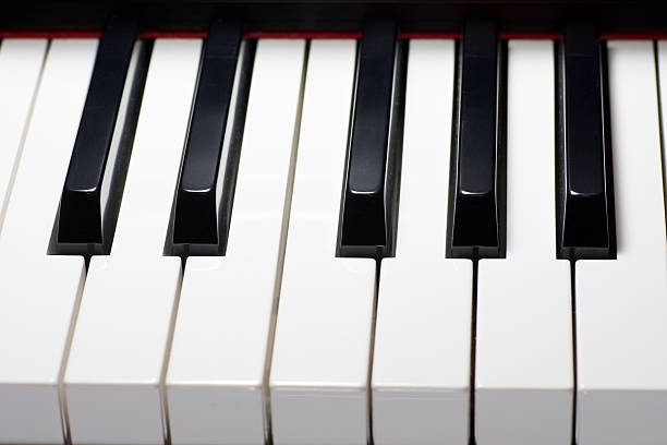 istock Black and white keys of piano keyboard 89471669