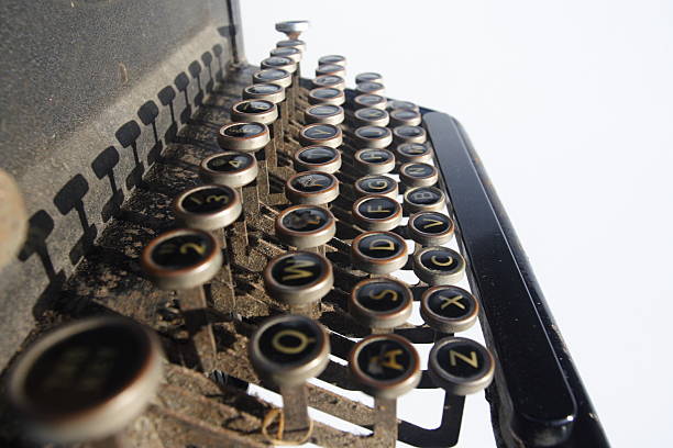 ビンテージタイプライター - typewriter typebar alphabet retro revival ストックフォトと画像