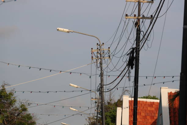 istock Low Angle View Of Lighting Equipment Against Sky 894720494