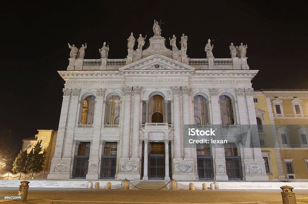 Basilica di San Giovanni em Laterano. Roma. - Foto de stock de Afresco royalty-free