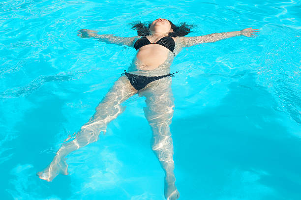 istock Girl in water relaxing 89472106