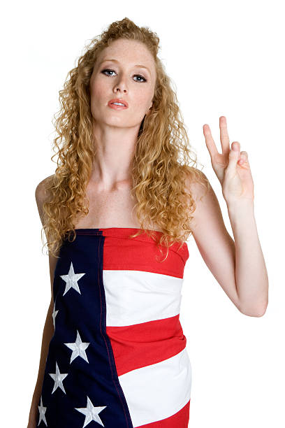 istock Peace sign patriot 89472178