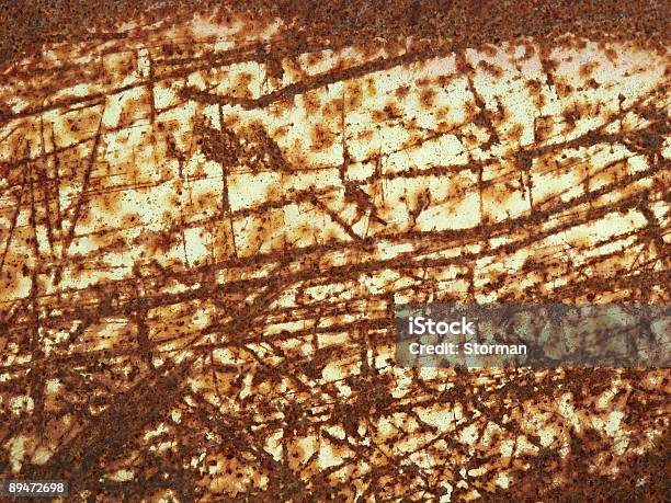 Grunge Style Red Rusty Metal Surface Stock Photo - Download Image Now - Abstract, Aging Process, Backgrounds