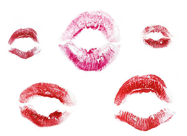 Lips set stock photo