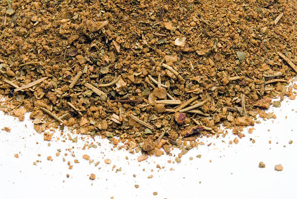 istock Spice mix of colorful spices blend on white background 89473065