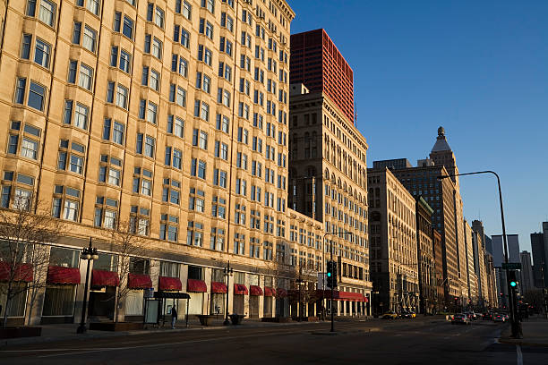 istock Early Morning, Michigan Avenue 89473227