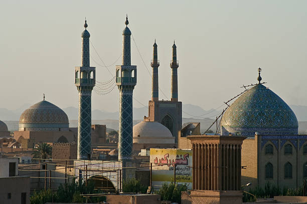 istock Over ancient city of Yazd 89474214