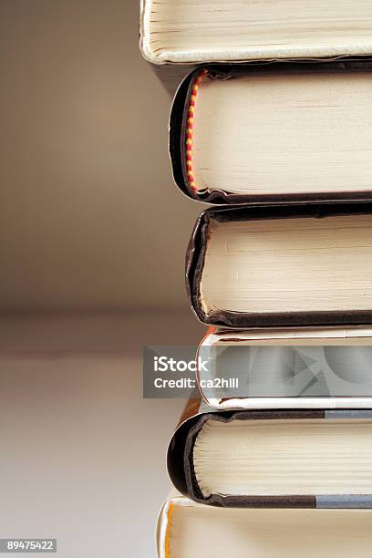 Stack Of Books Stock Photo - Download Image Now - Backgrounds, Black Color, Bonding