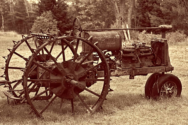 istock Antique tractor-sepia toned 89476274